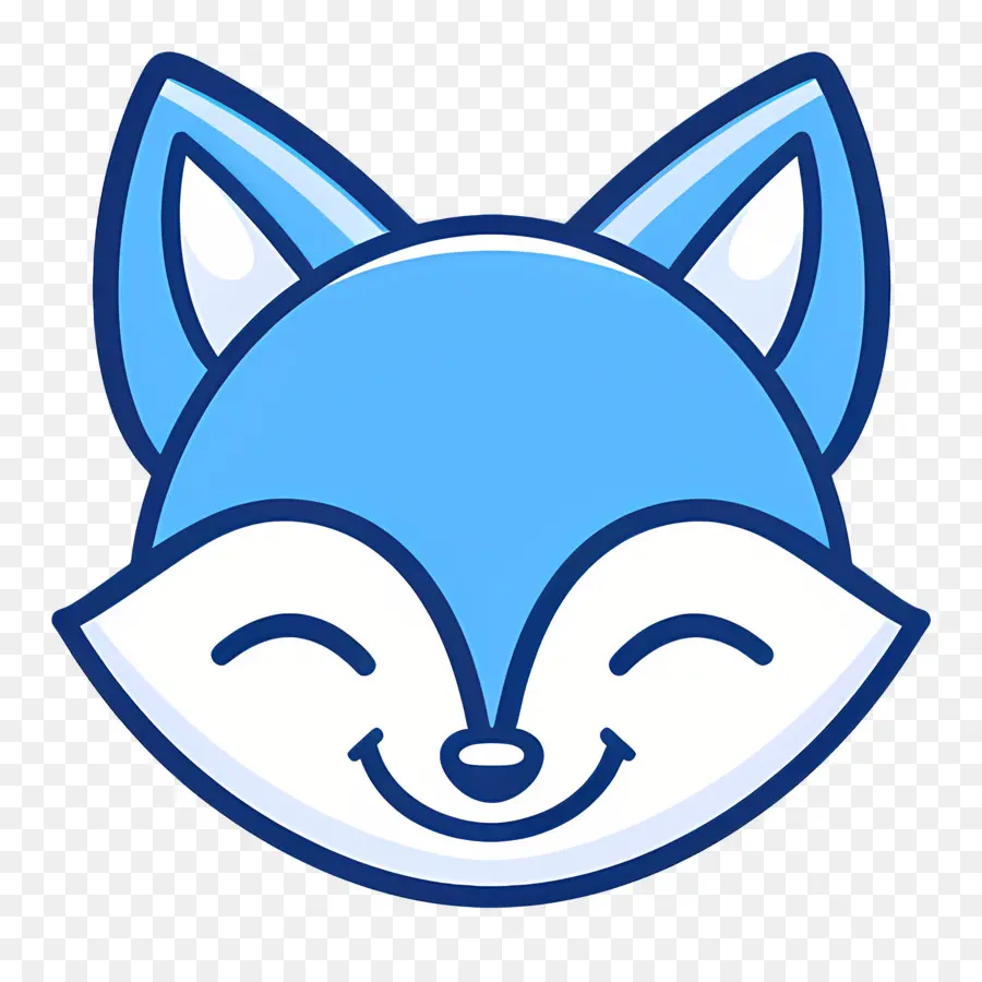 Tête De Loup，Visage De Renard De Dessin Animé PNG