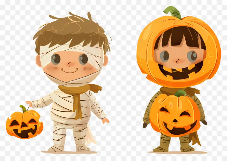 Enfants D'halloween，Enfants Déguisés PNG