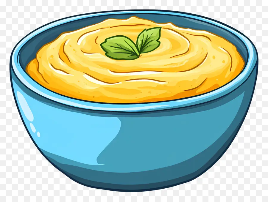 Houmous Jaune，Soupe Crémeuse Jaune PNG