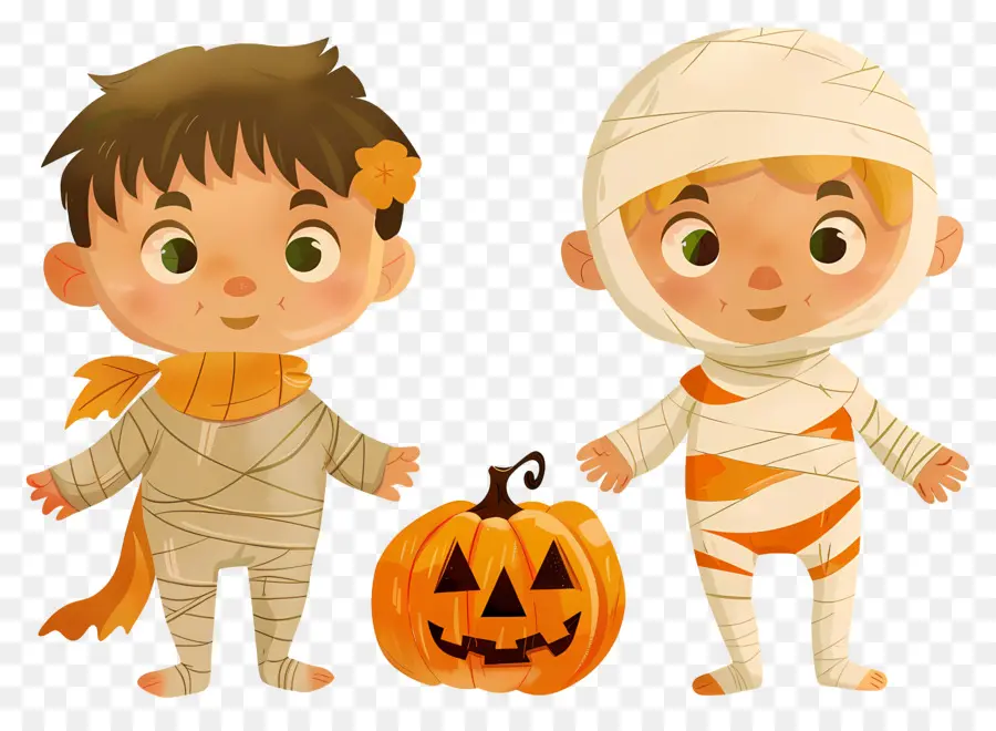 Enfants D'halloween，Enfants Déguisés PNG