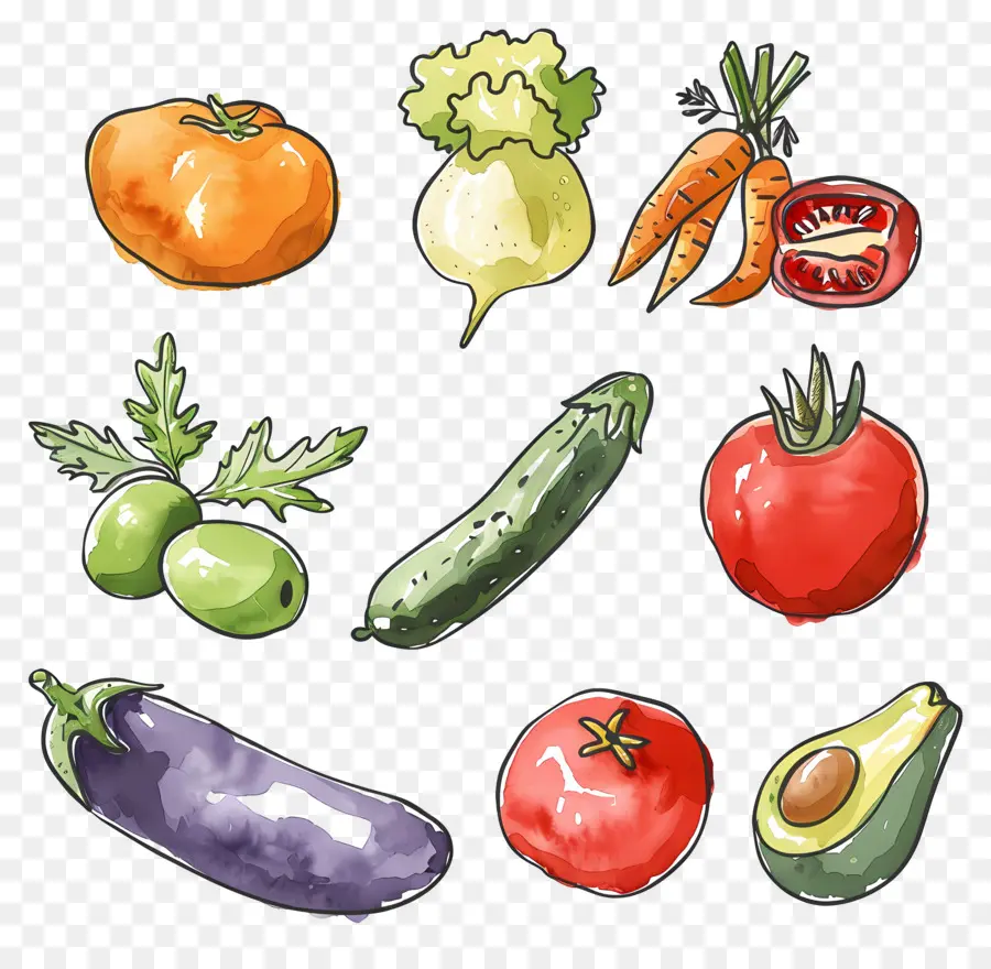 Fruits Et Légumes，Légumes PNG