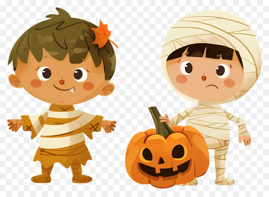 Enfants D'halloween，Enfants Déguisés PNG