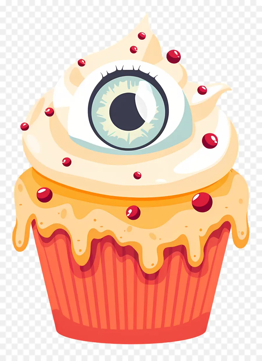 Petit Gâteau D'halloween，Petit Gâteau Aux Yeux PNG