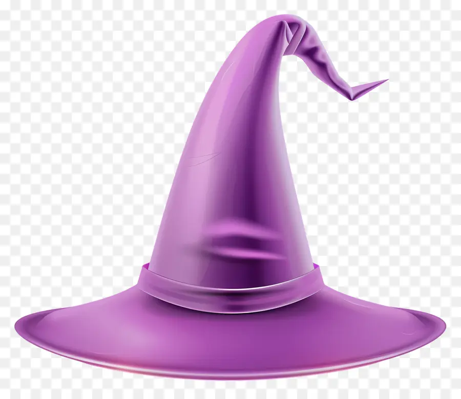 Casquette D'halloween，Chapeau De Sorcière Violet PNG