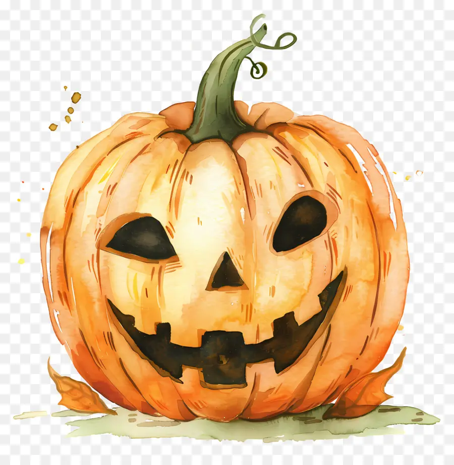 Citrouille Effrayante，Citrouille D'halloween PNG