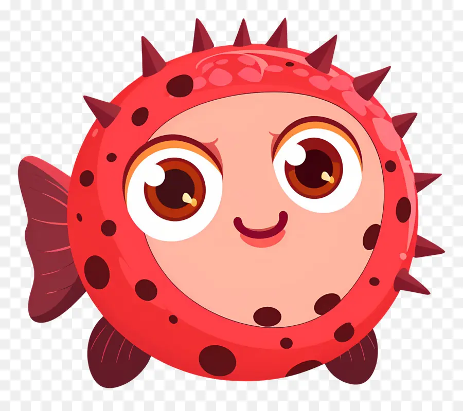 Poisson Globe Mignon，Poisson Globe Rouge PNG