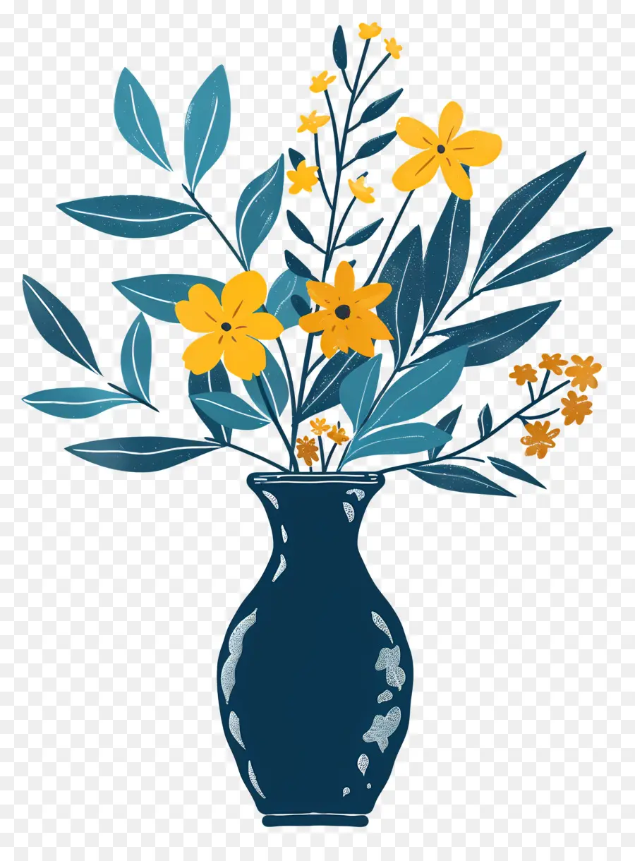 Fleurs Dans Un Vase，Décoratif PNG