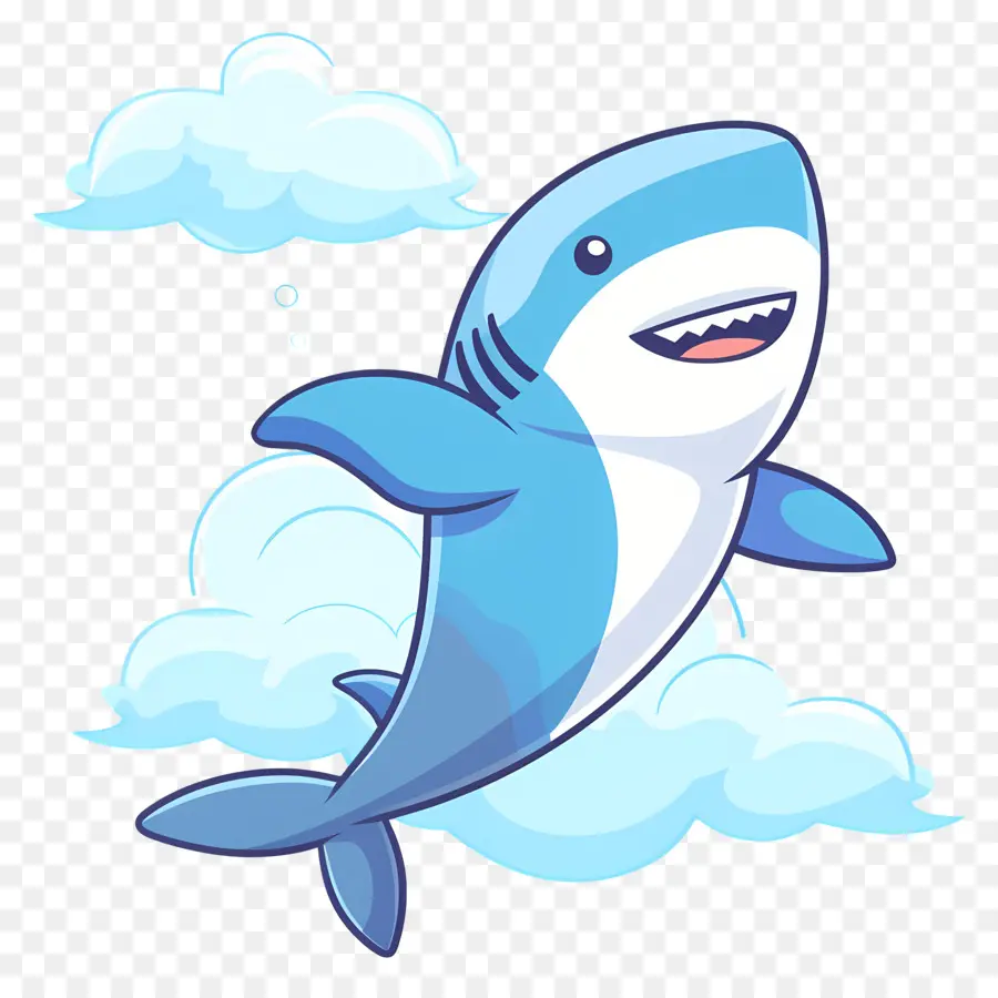 Requin Mignon，Requin Bleu PNG