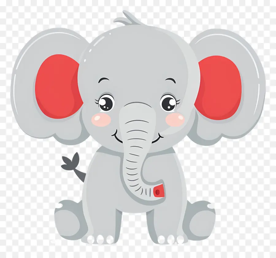 Éléphant Mignon，Dessin Animé PNG