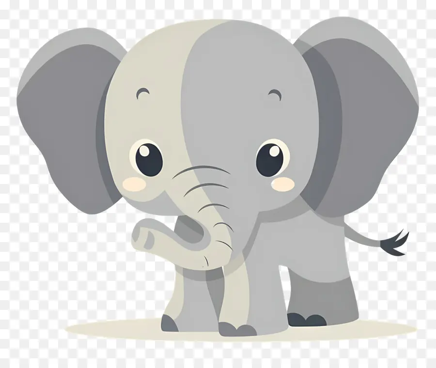 Éléphant Mignon，Éléphant Bleu PNG