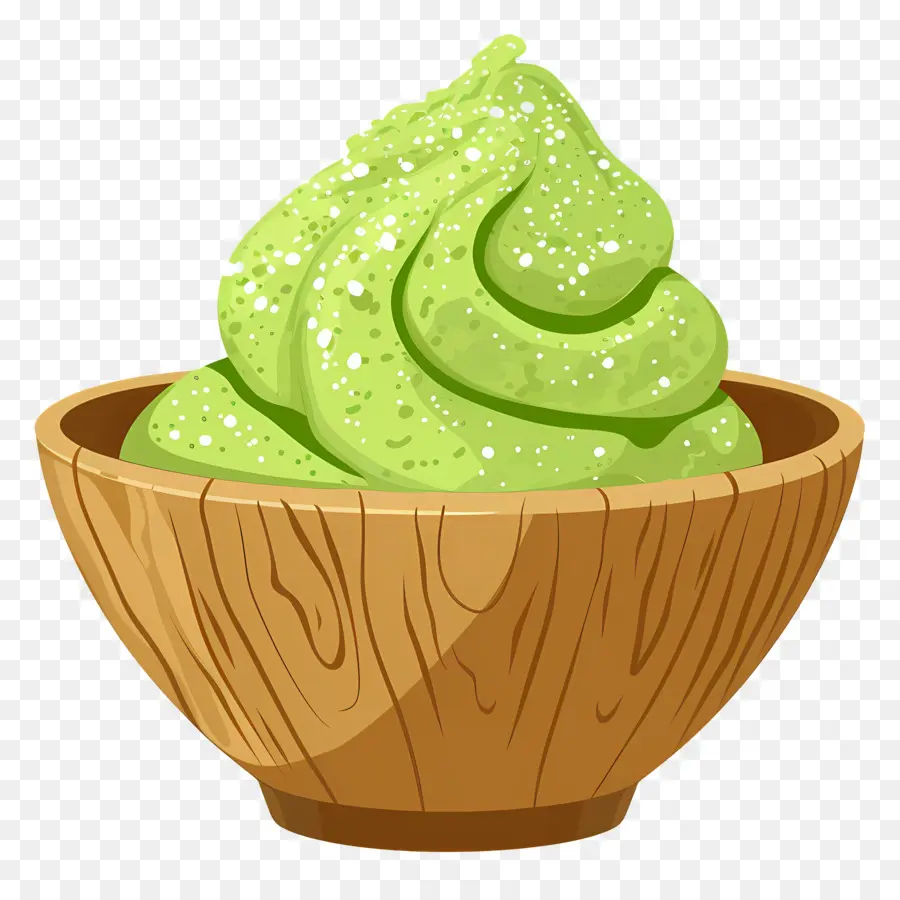 Glace Au Matcha，Pâte Verte PNG