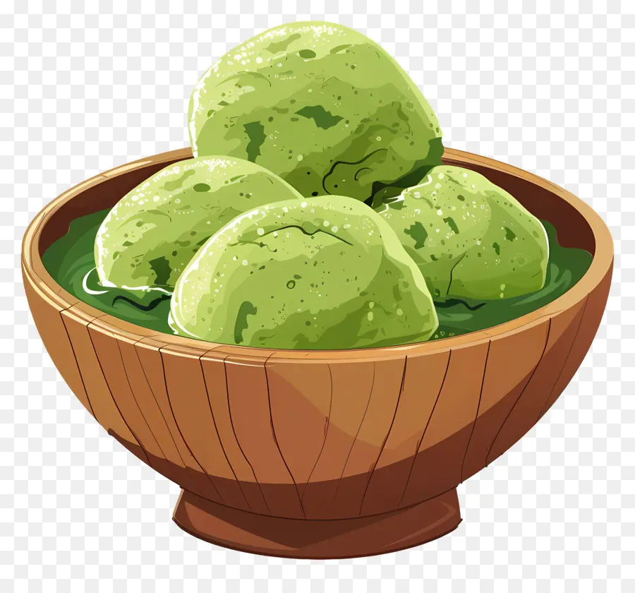 Glace Au Matcha，Glace Verte PNG