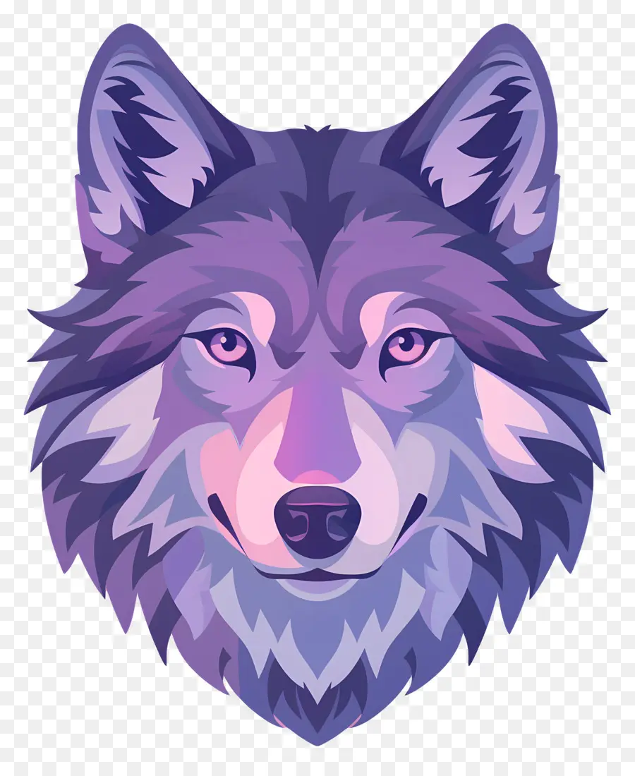 Tête De Loup，Loup De Dessin Animé PNG