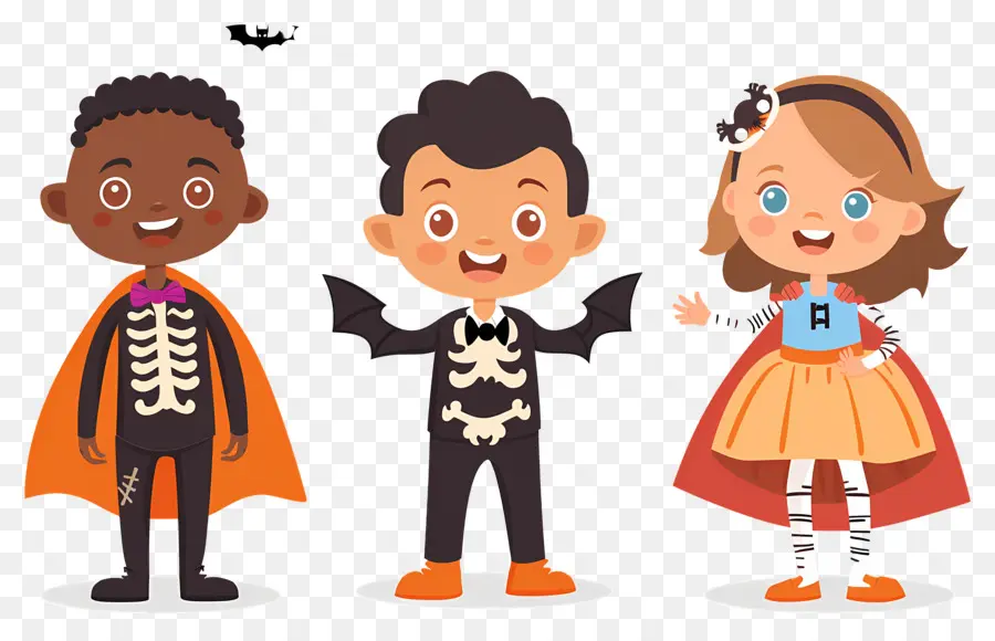 Enfants D'halloween，Déguisements D'halloween PNG