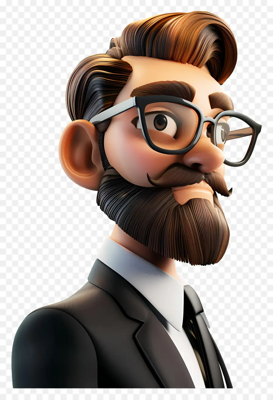 Homme Cool，Homme D'affaires De Dessin Animé PNG