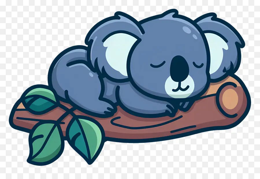 Koala Mignon，Koala Endormi PNG