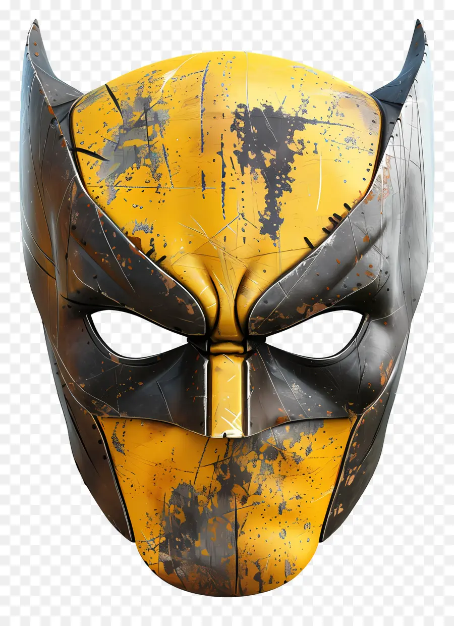 Masque De Carcajou，Masque Jaune PNG