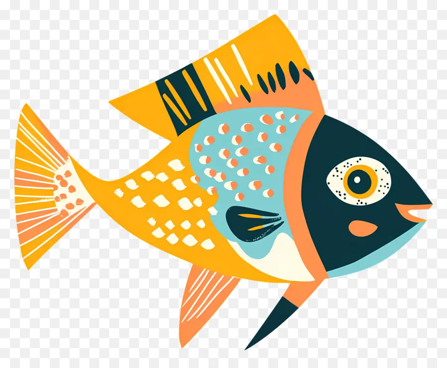 Dessin Animé De Poisson，Poisson Coloré PNG