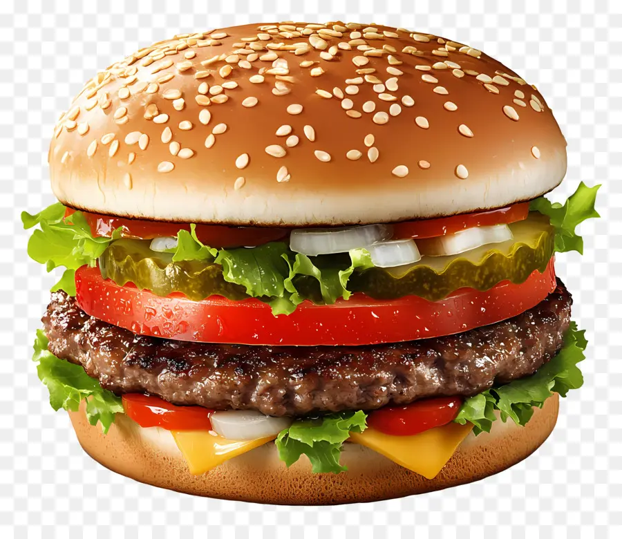 Burger De Boeuf，Hamburger PNG