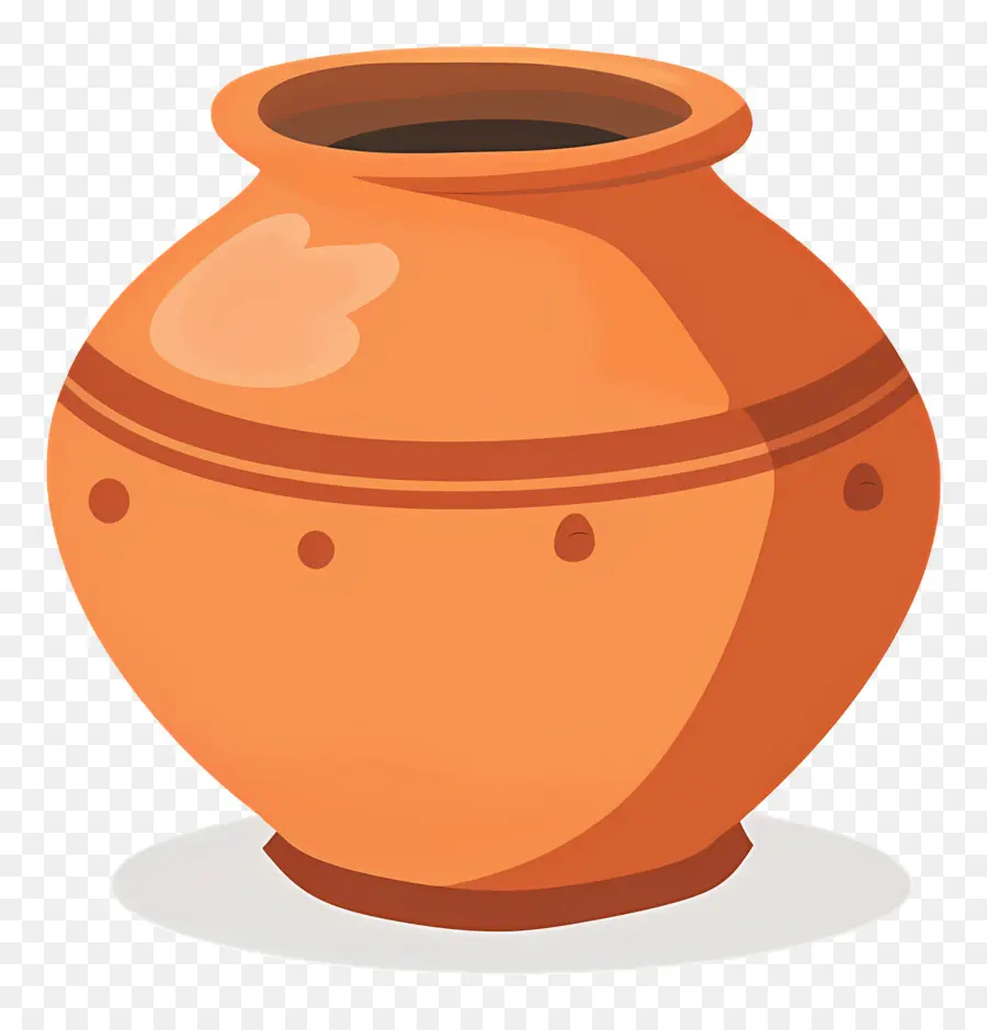 Pot Indien En Argile，Pot Jaune PNG