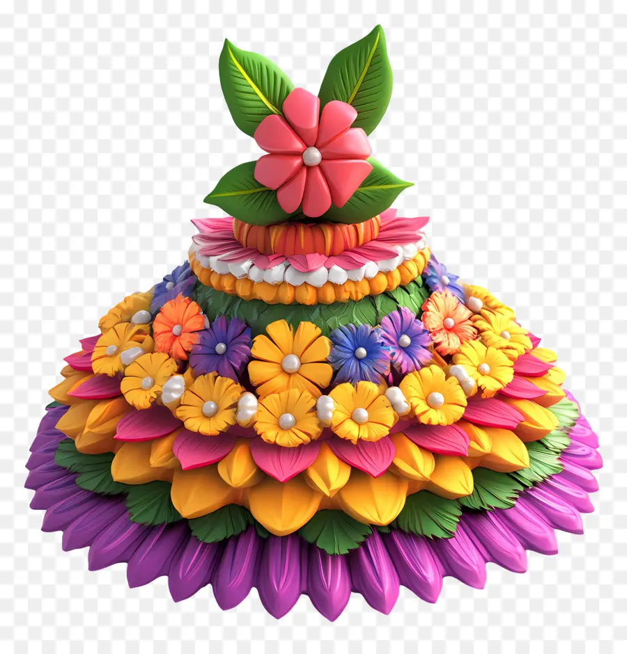 Bathukamma，Décoration Florale PNG