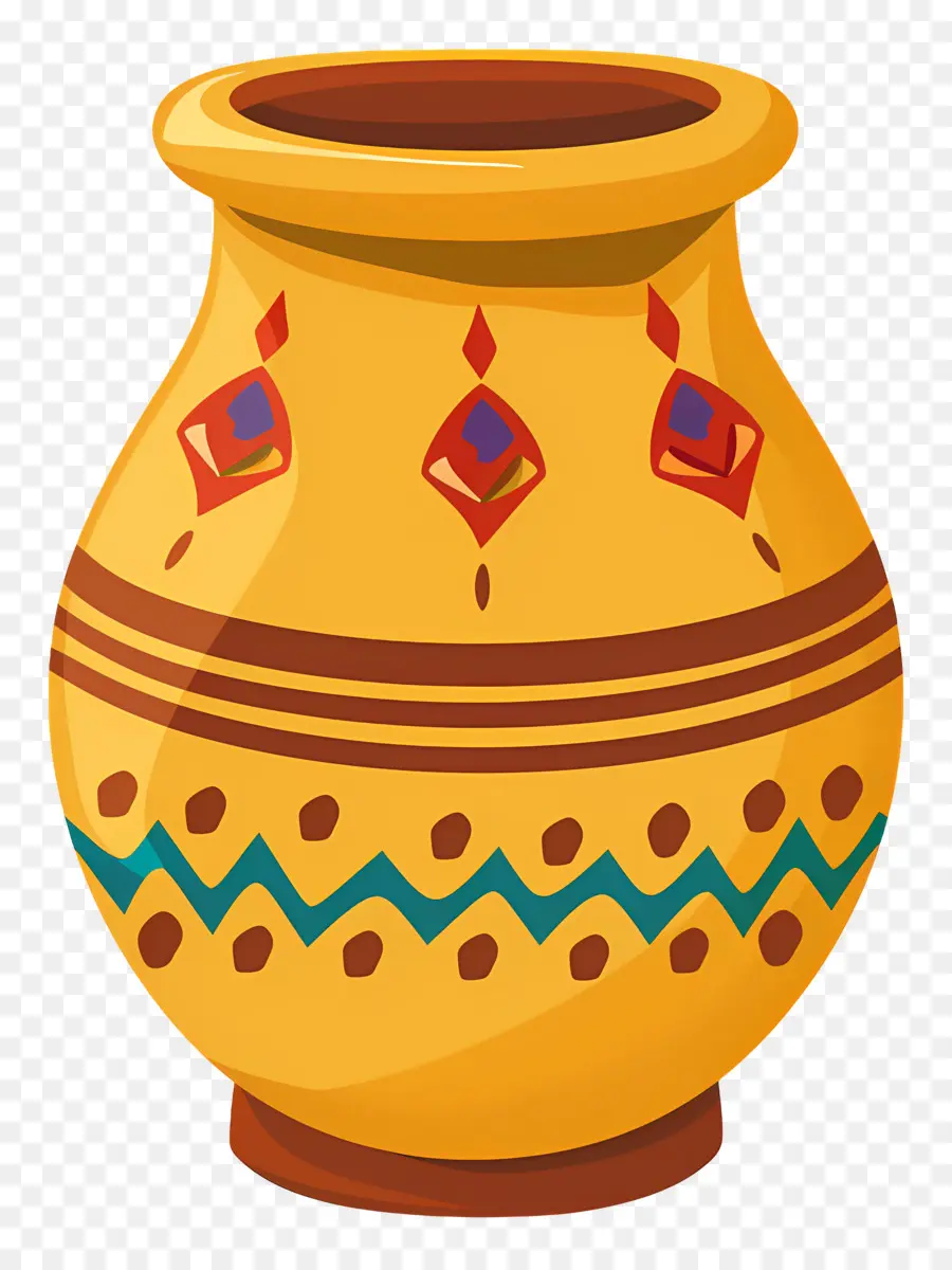 Pot Indien，Vase Décoratif PNG