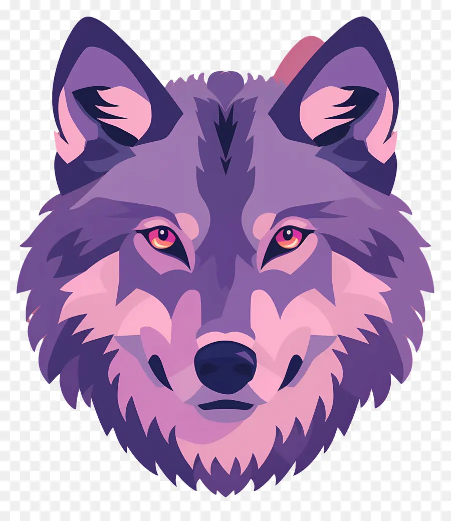 Tête De Loup，Loup De Dessin Animé PNG