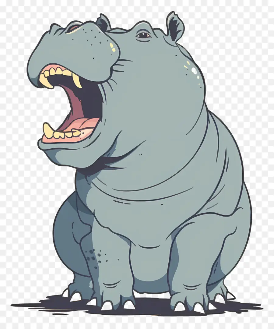 Hippopotame Mignon，Hippopotame PNG