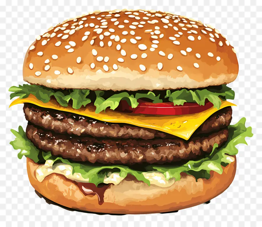 Burger De Boeuf，Hamburger PNG