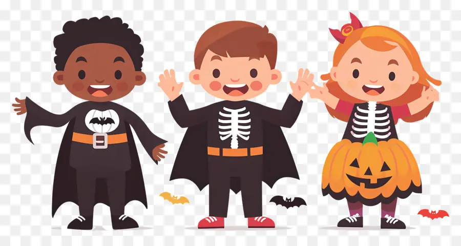 Enfants D'halloween，Déguisements D'halloween PNG