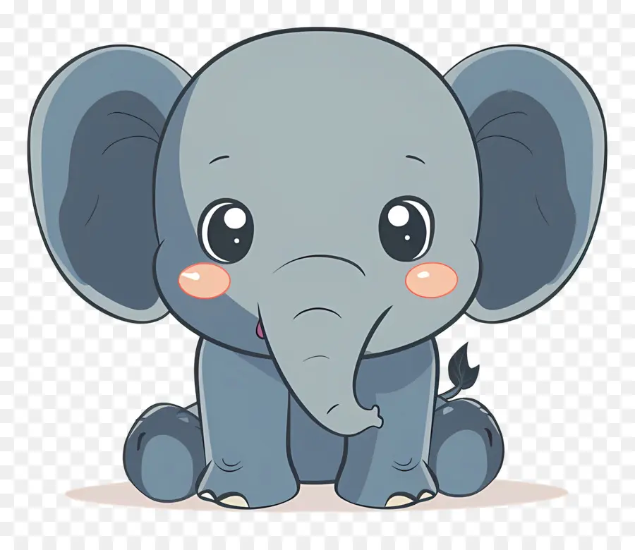 Éléphant Mignon，Dessin Animé PNG