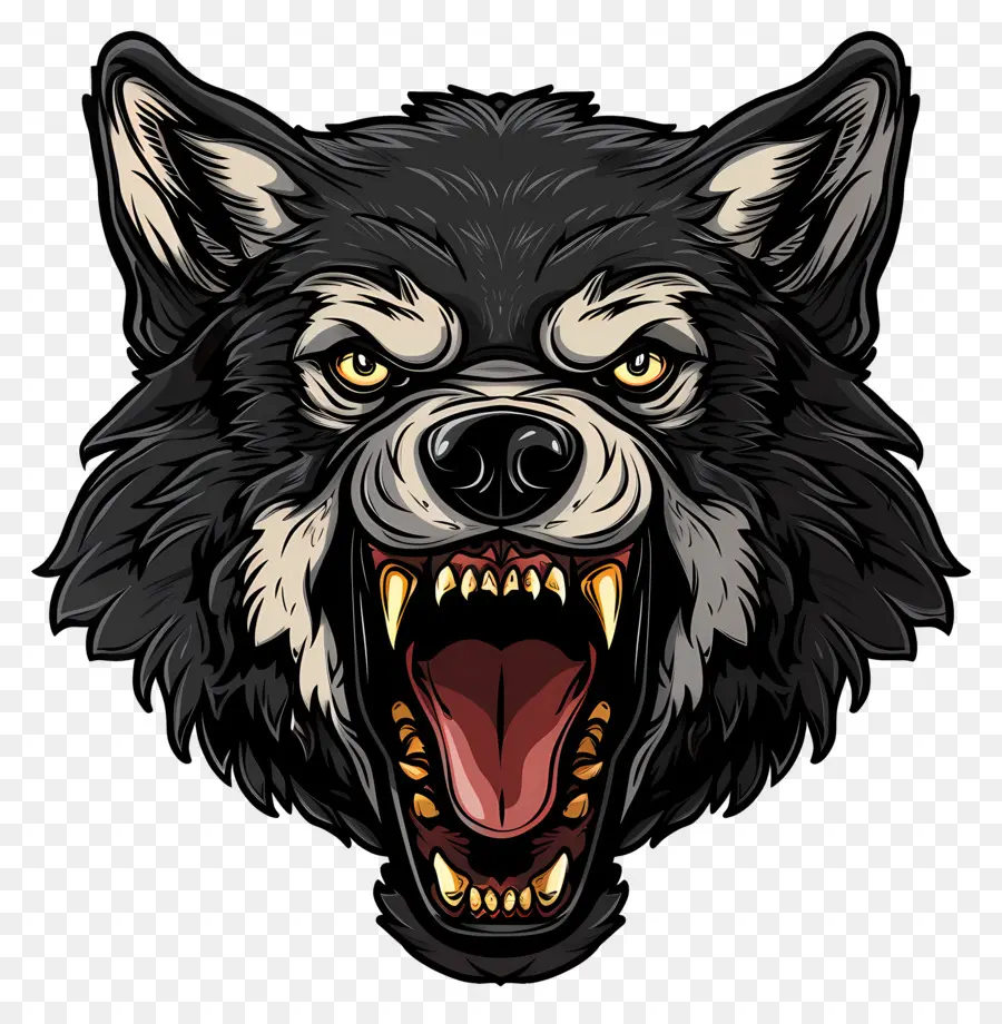 Tête De Loup，Animal PNG