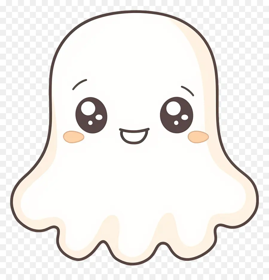 Fantôme Kawaii，Fantôme Mignon PNG