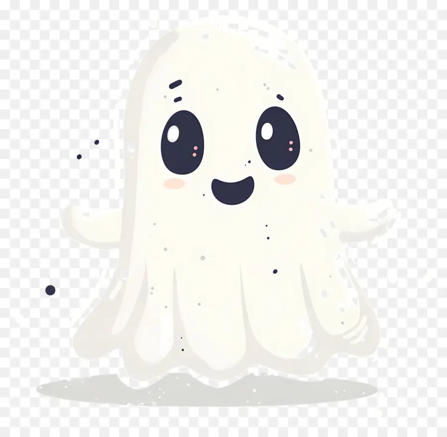 Fantôme De Dessin Animé，Fantôme Blanc PNG