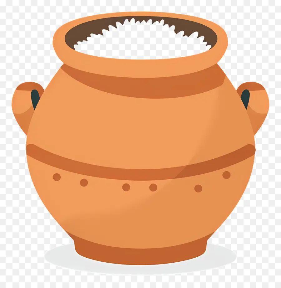 Pot à Riz Pongal，Pot En Argile PNG