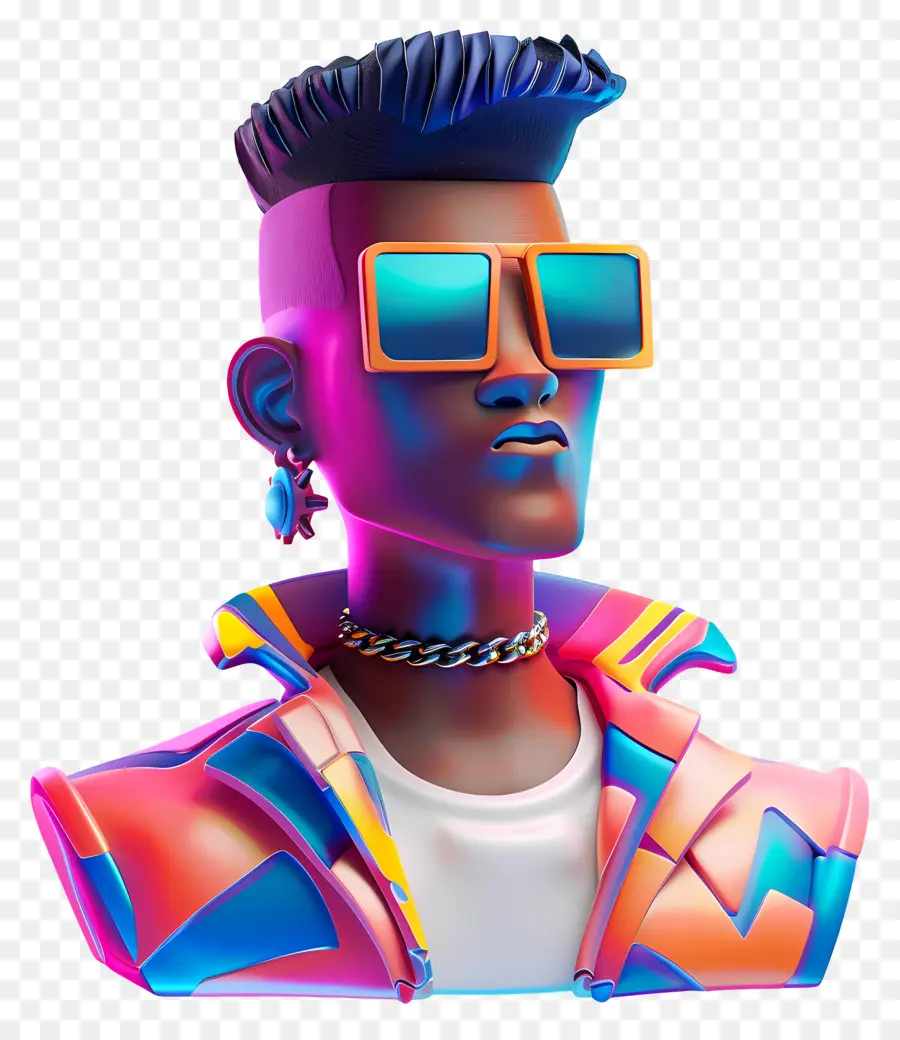 Homme Cool，Avatar élégant PNG