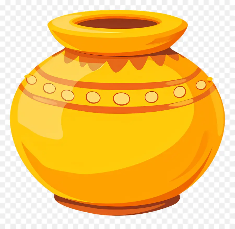 Pot Indien，Pot Jaune PNG