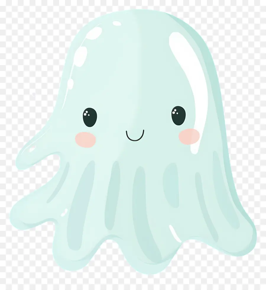 Fantôme De Dessin Animé，Méduse Mignonne PNG