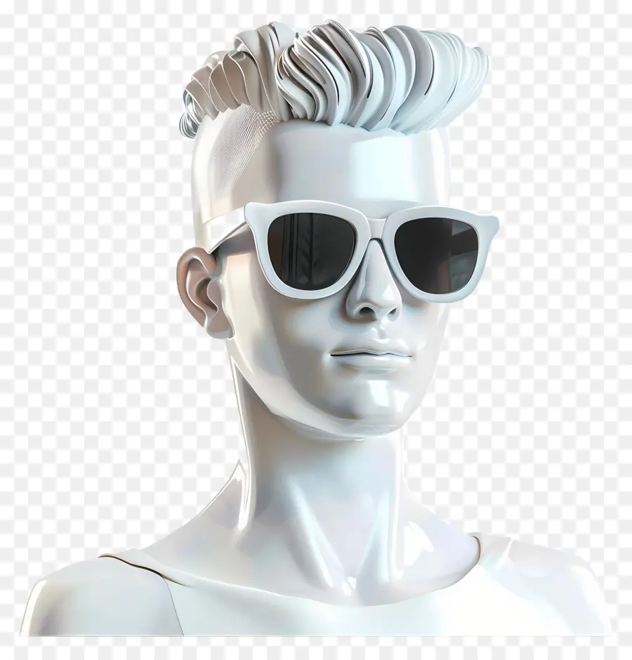 Homme Cool，Mannequin Avec Lunettes De Soleil PNG