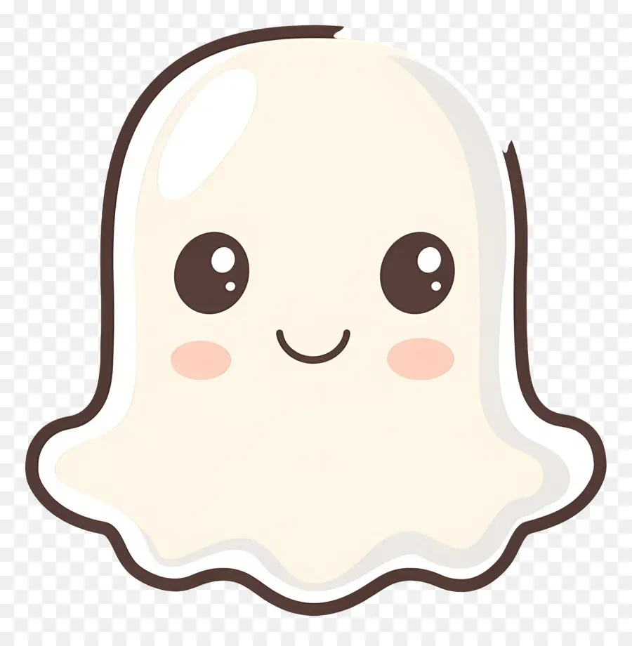 Fantôme Kawaii，Fantôme Mignon PNG