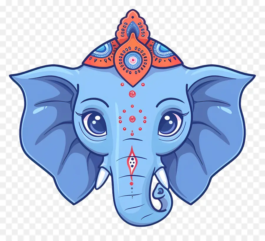 Éléphant Indien，Éléphant Bleu PNG