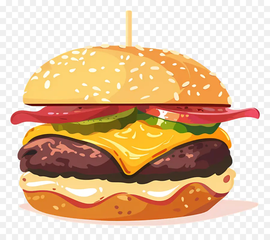 Burger De Boeuf，Hamburger PNG