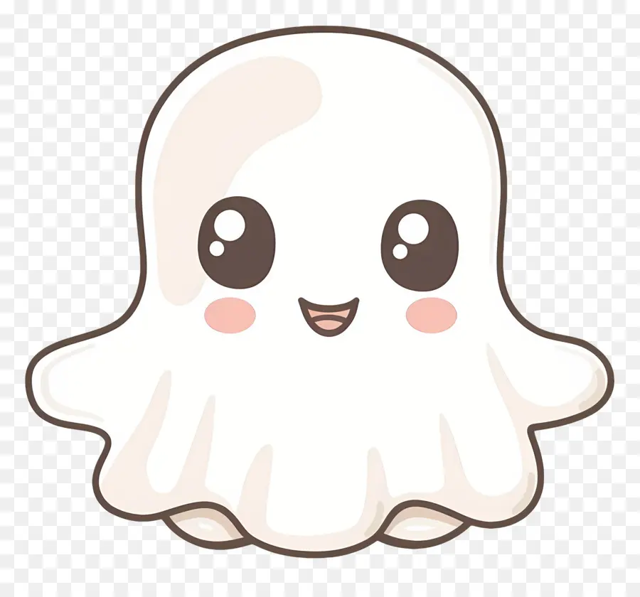 Fantôme Kawaii，Fantôme Mignon PNG