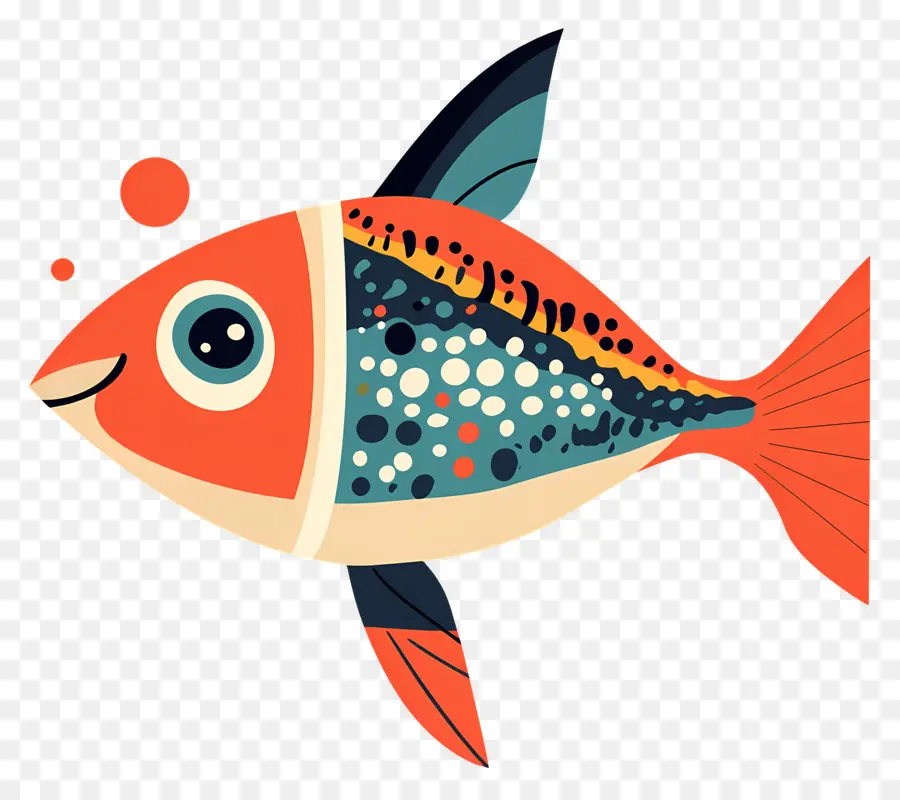 Dessin Animé De Poisson，Poisson Coloré PNG