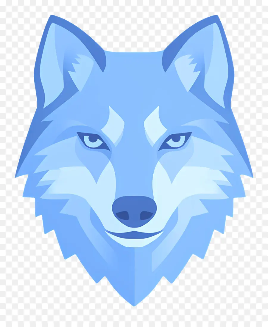 Visage De Loup，Loup Géométrique PNG