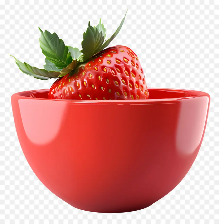 Bol De Fraises，Fraise Dans Un Bol PNG