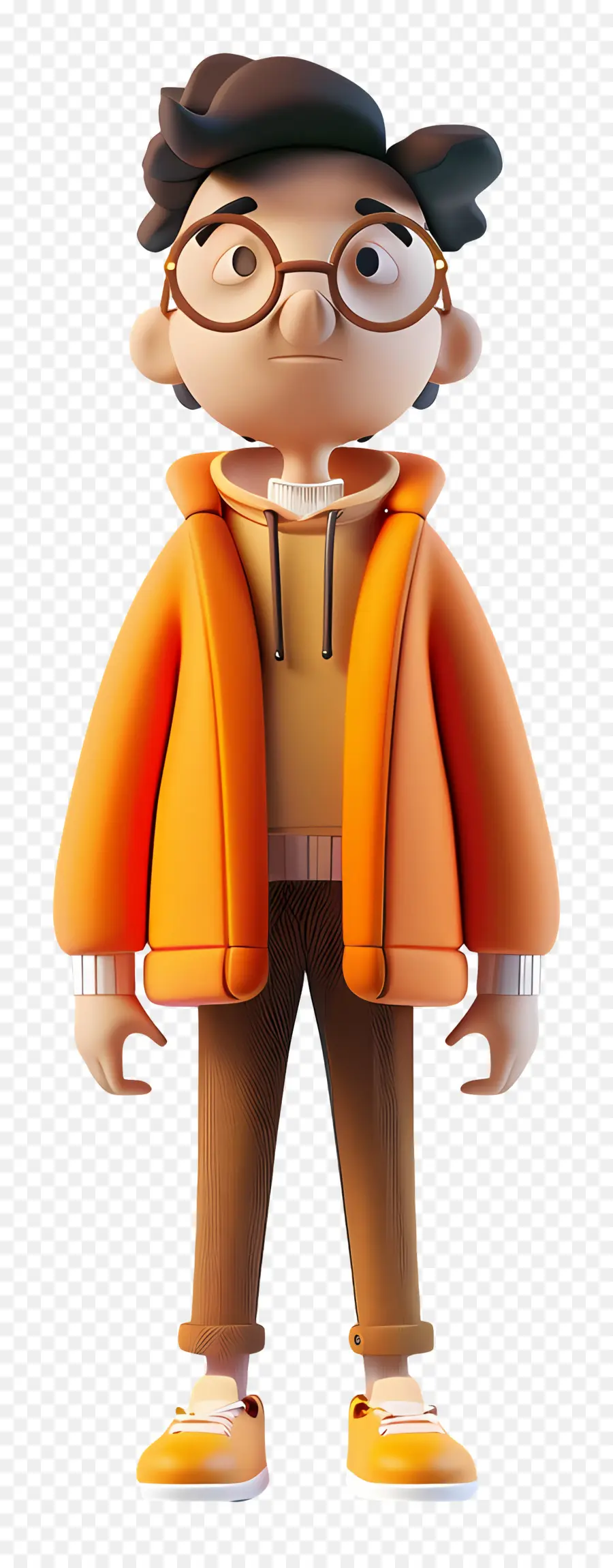 Homme Cool，Personnage De Dessin Animé PNG