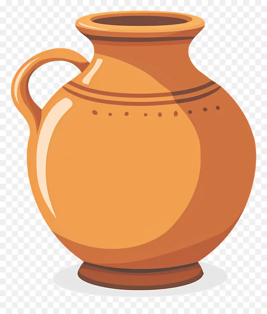 Pot Indien En Argile，Vase PNG