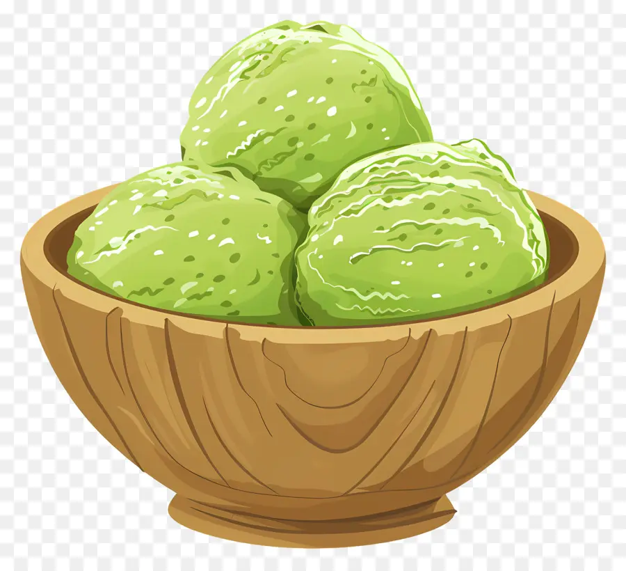 Glace Au Matcha，Glace Verte PNG