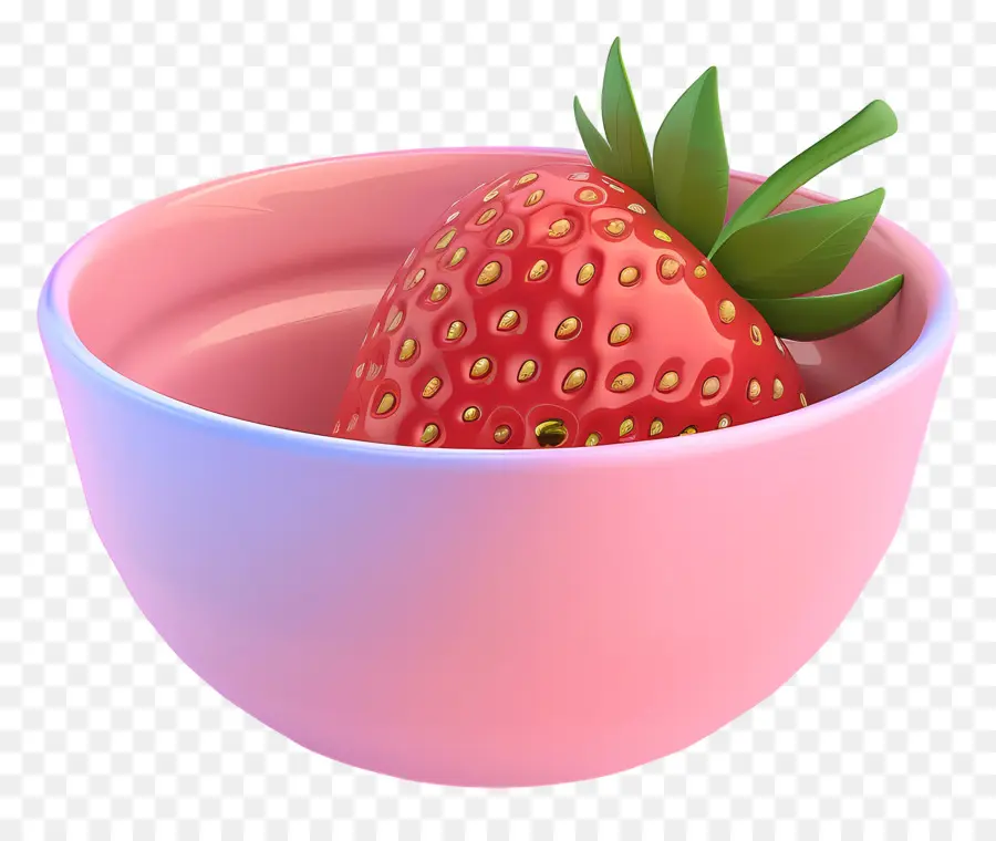 Bol De Fraises，Fraise Dans Un Bol PNG